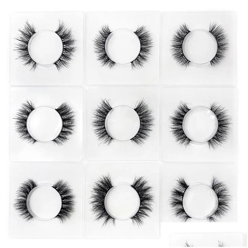 1 pair 3d faux mink eyelashes fluffy dramatic makeup wispy natural long false eye lash thick fake lashes