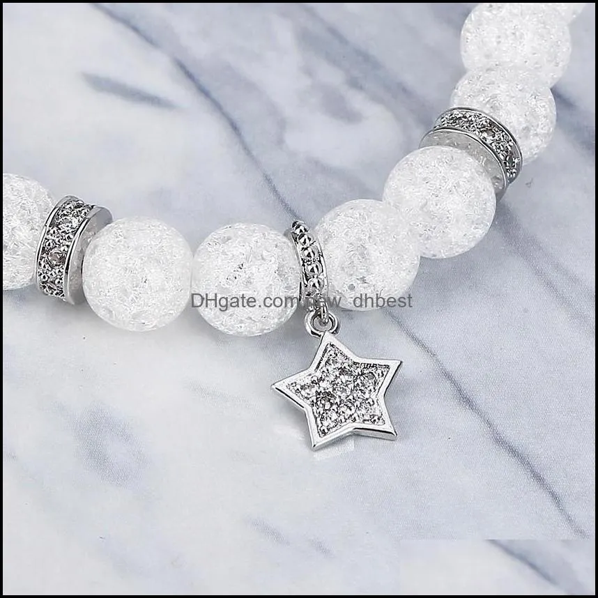 popcorn crystal star bracelet group womens simple and exquisite sweet temperament wrist jewelry