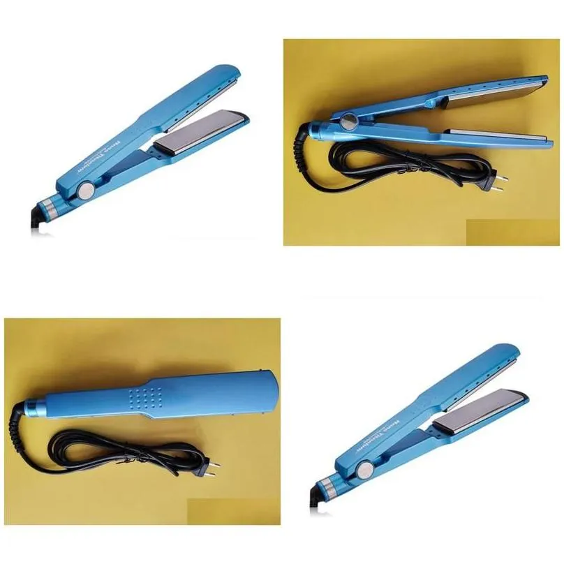 Hair Straighteners 1 3/4 Professional Women Fast Hairs Iron Flat Nano Titanium 450F Temperature Plate Eu/Us Plug Drop Delivery Produ