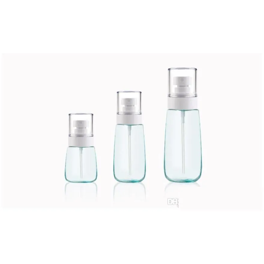 new 30ml 60ml 80ml 100ml plastic spray bottle mist sprayer upg cosmetic refillable bottle for travel