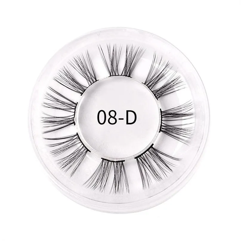 1 box segmented fluffy eyelash volume fan bulk lashes imitation mink natural eyelashes extension cils cluster 3d lashes