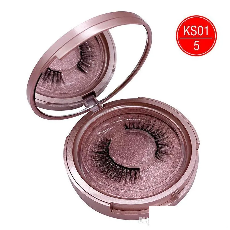 5 magnetic eyelashes with 5 magnets handmade natural false eyelashes magnet lashes need to use with magnetic eyeliner