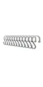 nickel shower curtain hooks