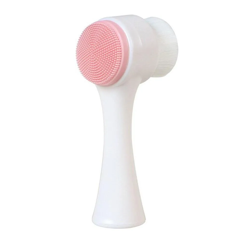 3d double side face washing brush skin cleaner machine exfoliator facial cleaning brushes washing product