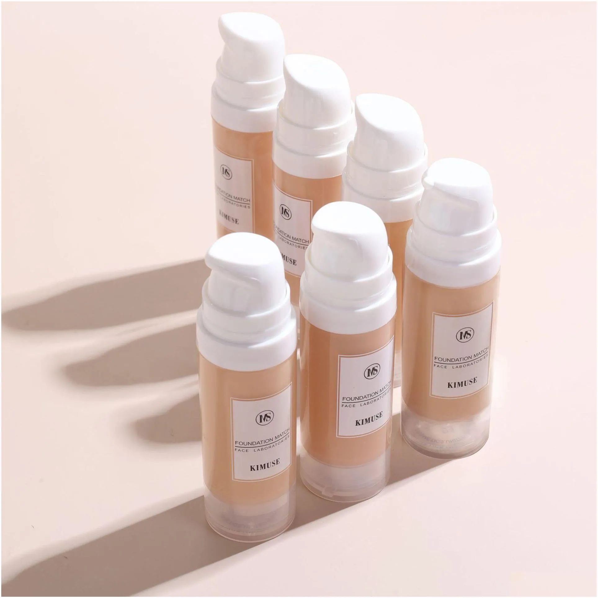 kimuse face foundation cream base makeup professional matte finish make up liquid concealer waterproof brand natural cosmetic