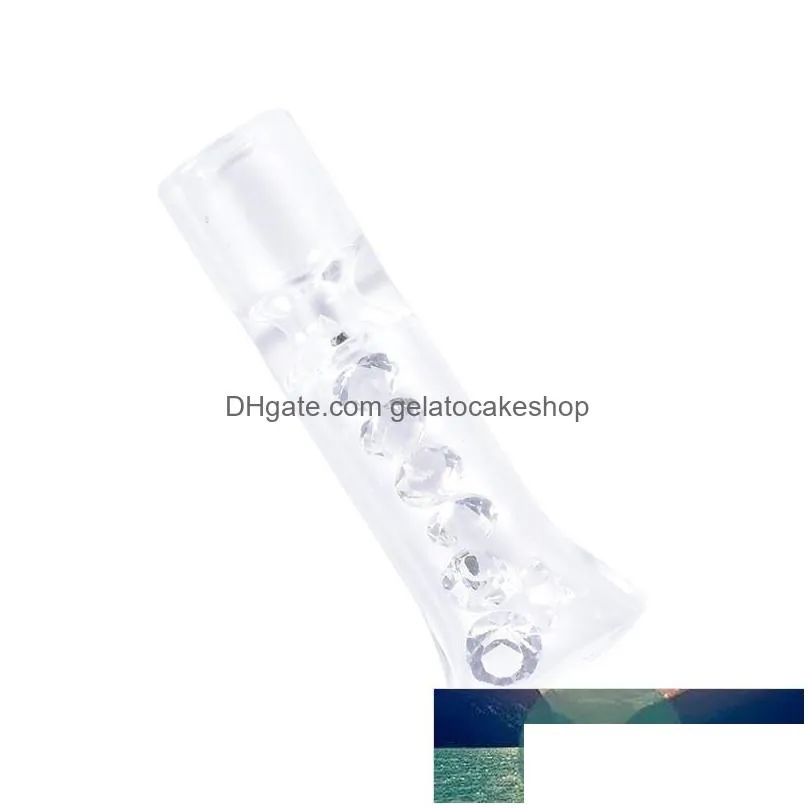 diamond flat glass filter tips smoking accessories factory price expert design quality latest style original status