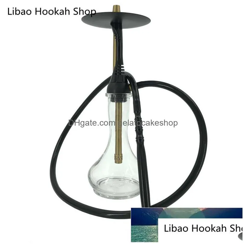 alpha hookah set model s narguile chicha cachimba shisha smoking accessories simple removable diffuser stoving paint multicolor