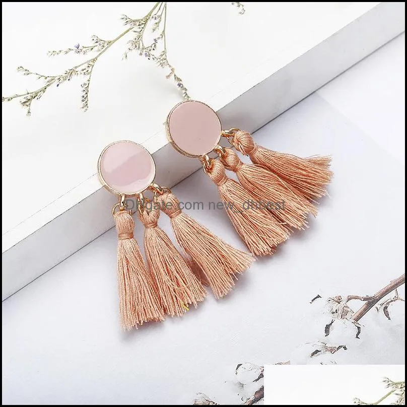 tassel earrings for women fashion pendants elegant temperament valentines day birthday gifts