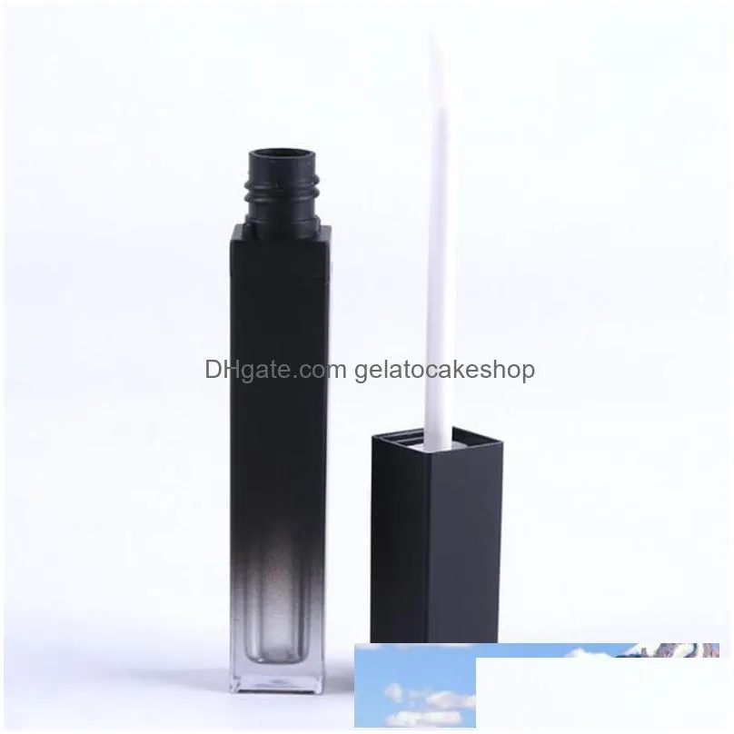 4ml lipgloss containers empty clear lipgloss tube bottle eyeliner eyelash oil container mini lip gloss split bottle 20pcs