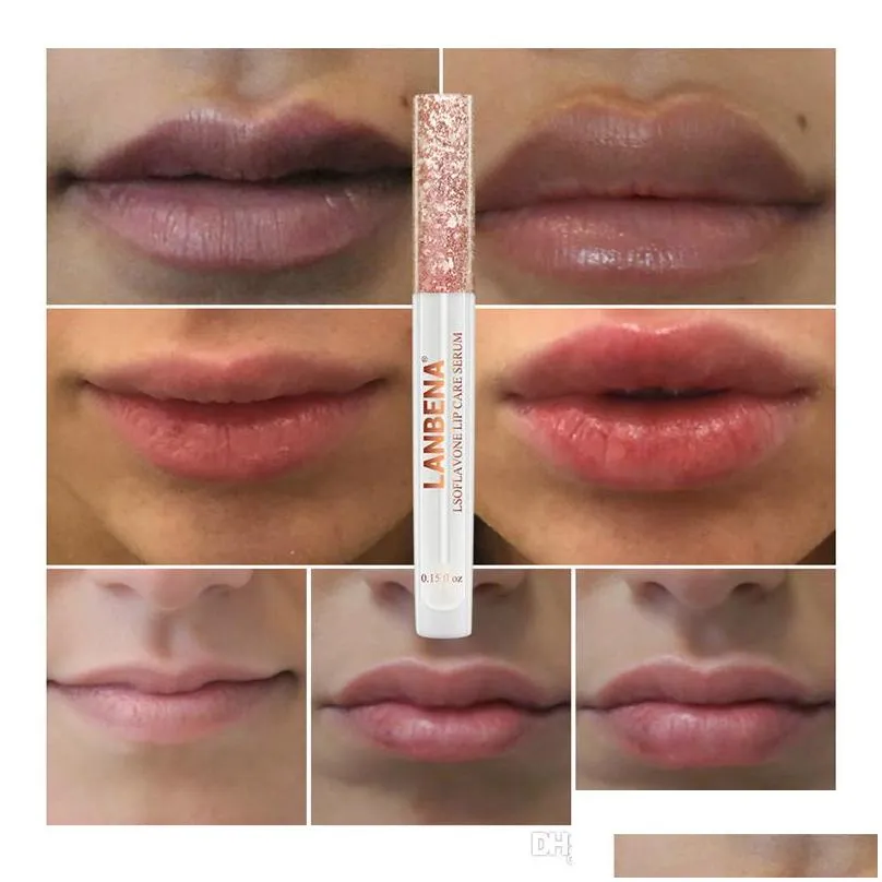 lanbena big lips plumper moisturizer lip gloss long lasting nutritious lip y clear waterproof transparent lipgloss