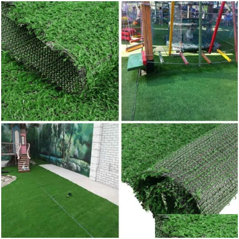 decorative flowers wreaths artificial grass carpet green fake synthetic garden landscape lawn mat turf for school