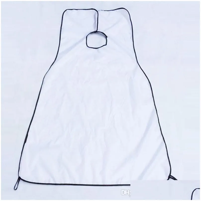 new waterproof moustache shaving beard care apron gathers cloth bib face hair trim catcher cape sink cleaning tool