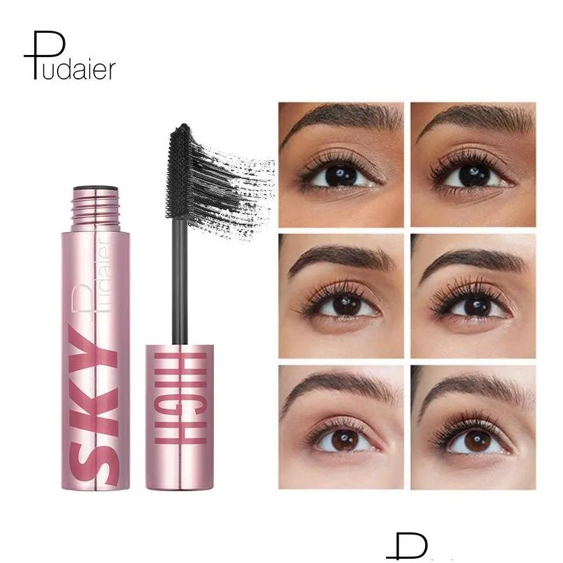 pudaier 4d sky mascara volume waterproof lash extensions makeup silk graft growth fluid professional rimel for eye cosmetic