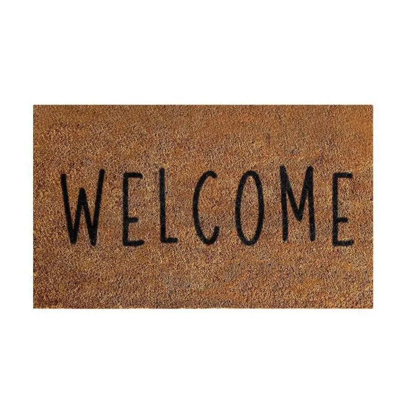 carpets door mats coir welcome for front funny outside doormat rug kitchen carpet decorative colorful home decor