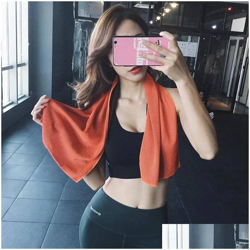 sports quickdrying cooling towel swimming gym travel cycling summer cold feeling sport towels to take carry sxjun21