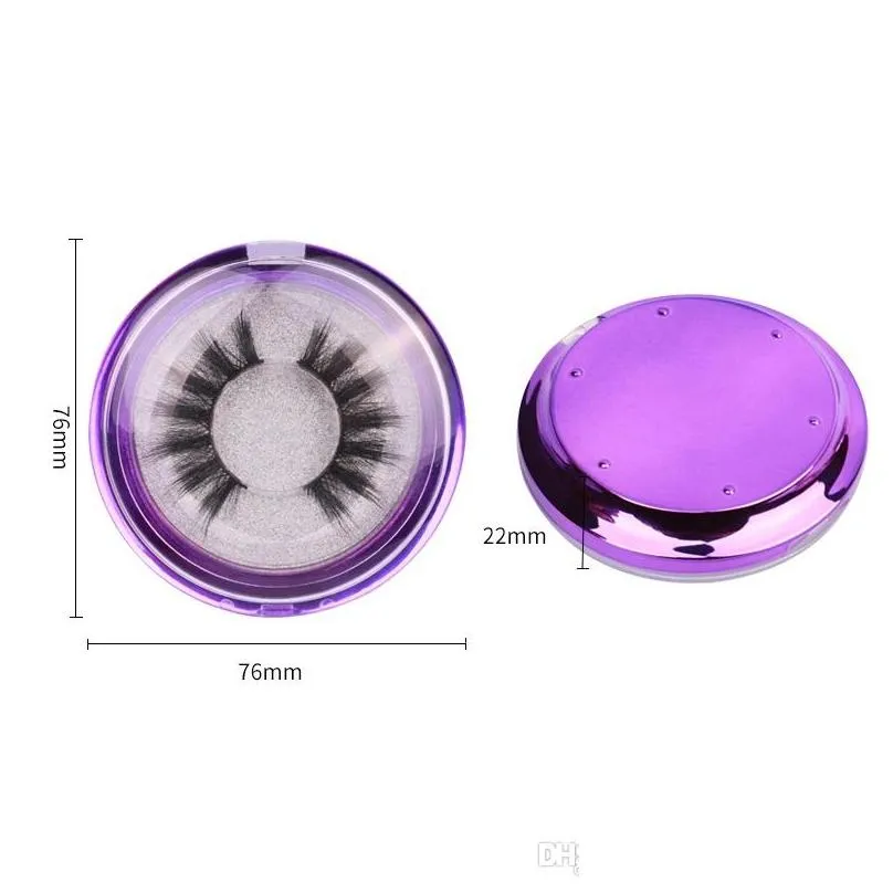 3d mink eyelashes 100 cruelty lashes handmade reusable natural false eyelashes with colorful box