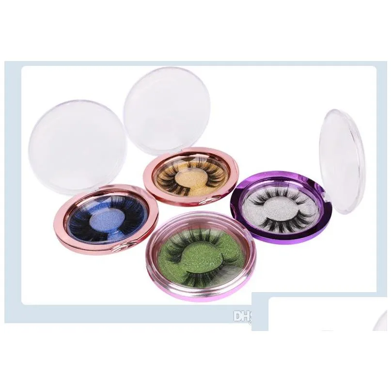 3d mink eyelashes 100 cruelty lashes handmade reusable natural false eyelashes with colorful box