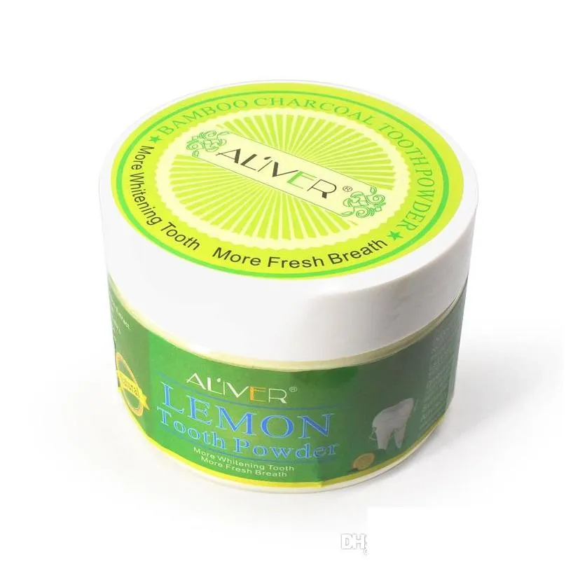 aliver teeth whitening powder natural activated lemon whitening tooth teeth powder toothpaste oral hygiene cleaning anne