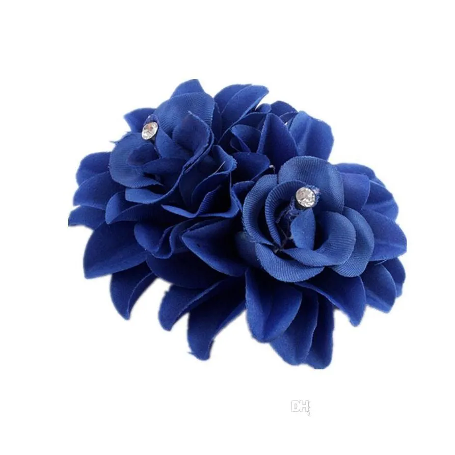hot beauty flower hair clips for girls bohemian style floral women girl hairpins accessories blooming headwear