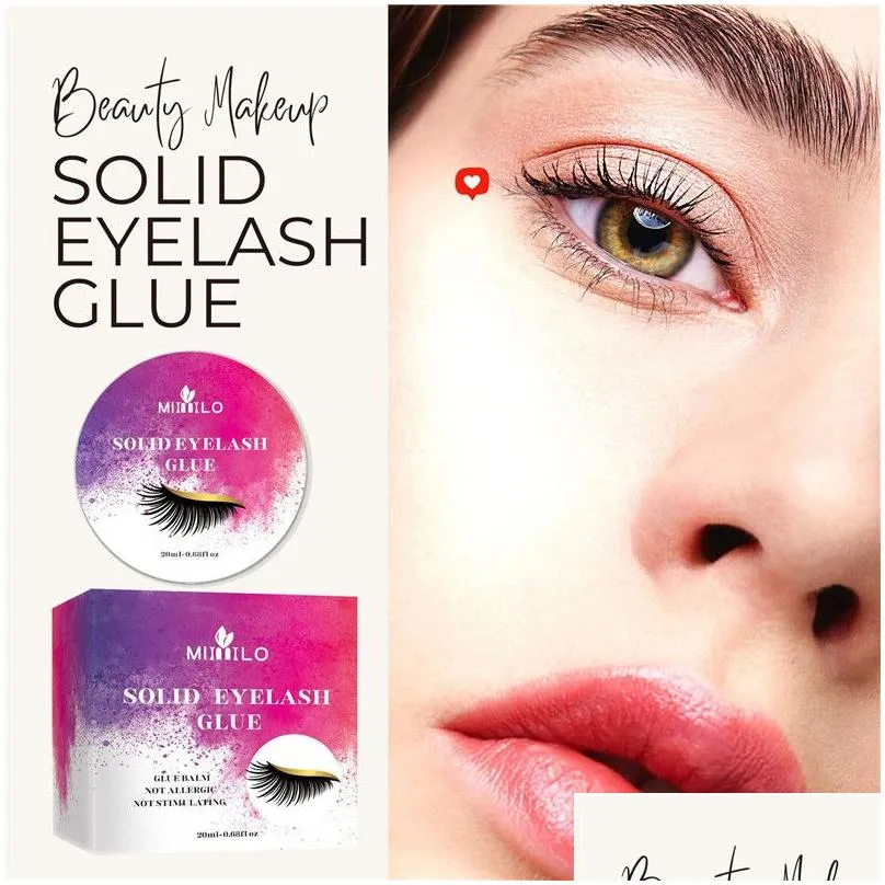 lash lift glue solid eyelash glue balm lashes adhesive strong hold waterproof long lasting quick dry cream