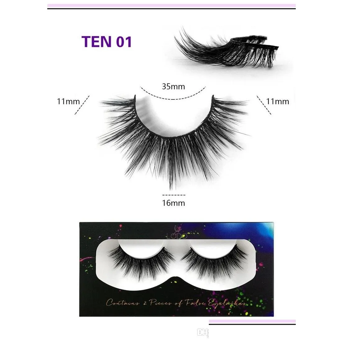 3d false eyelashes hand made 3d faux mink lashes luxury full strip lashes extension long thick fake eyelashes cilios