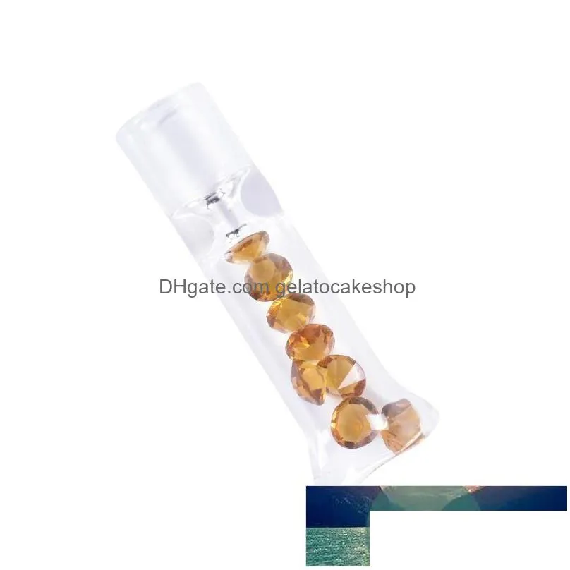 diamond flat glass filter tips smoking accessories factory price expert design quality latest style original status