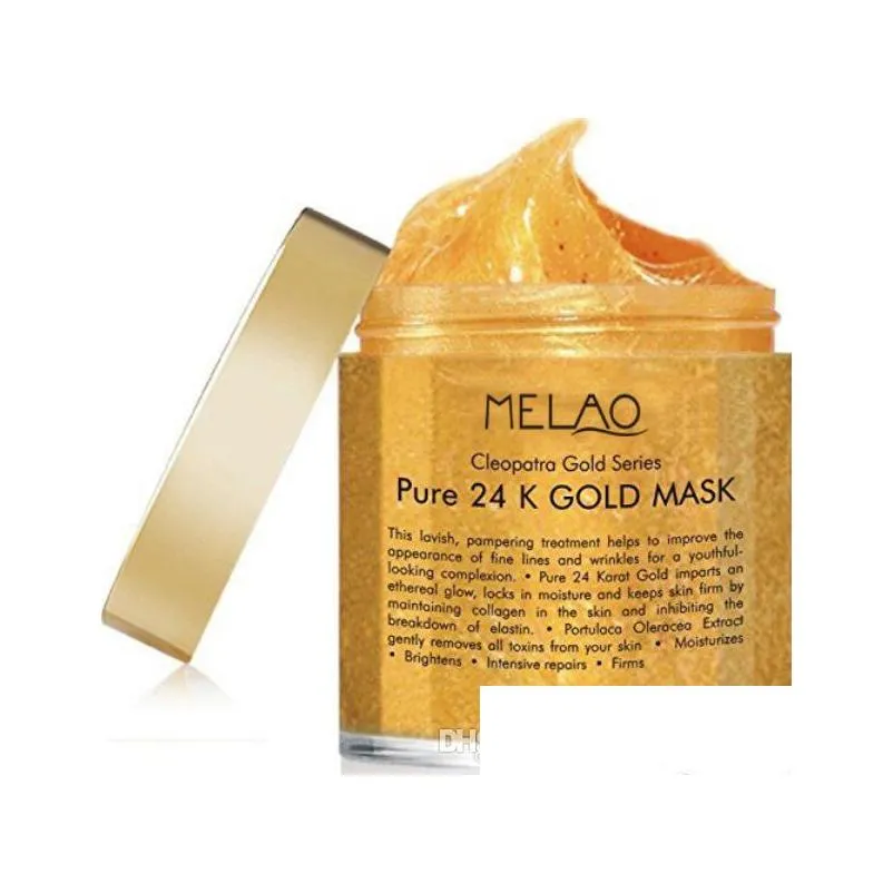 melao pure 24k gold collagen blackhead remover off facial mask face skin cleaner face skin care