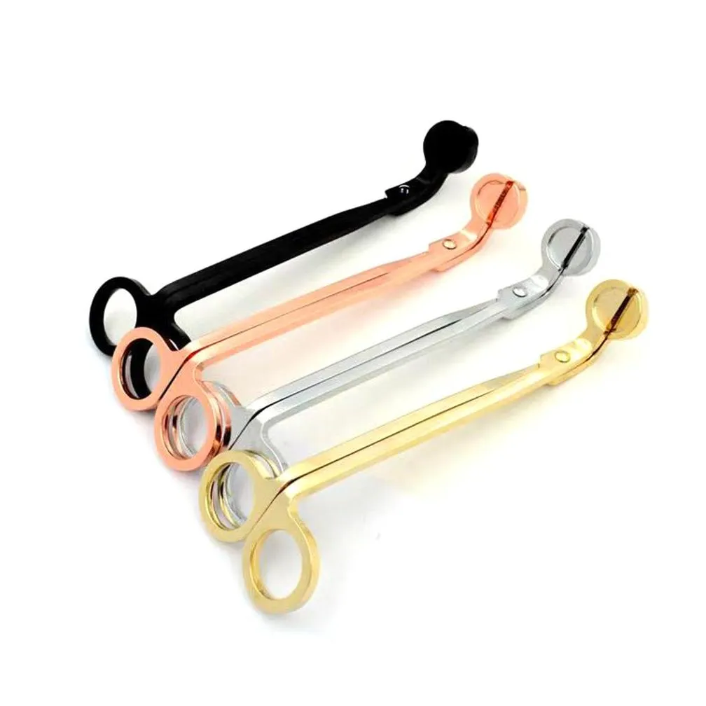 stainless steel snuffers candle wick trimmer rose gold candle scissors cutter candle wick trimmer oil lamp trim scissor cutter