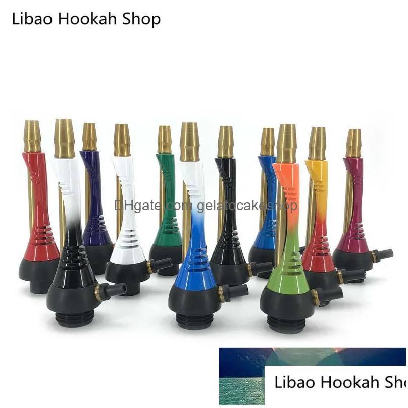 alpha hookah set model s narguile chicha cachimba shisha smoking accessories simple removable diffuser stoving paint multicolor