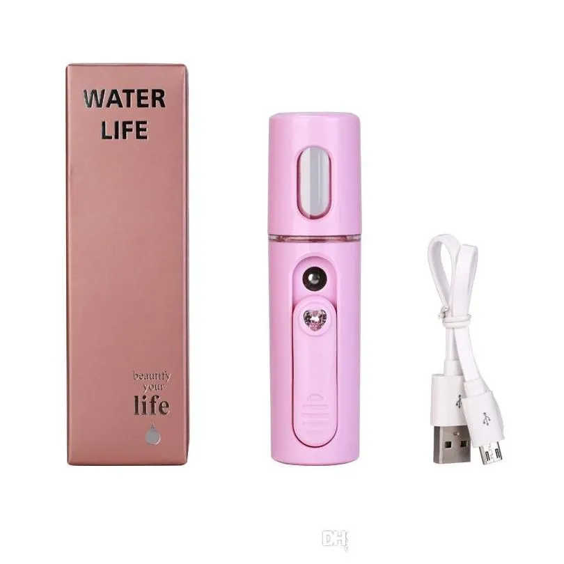 usb nanometer facial moisturizing hydrometer cold sprays humidifier beauty evaporator easy carry nano mist spray beauty equipment