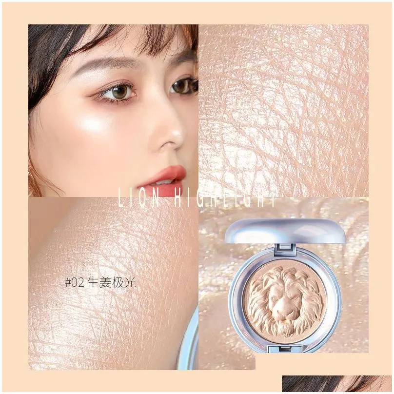 original painter face highlighter  diamond high gloss facial powder contour skin base ginger powder highlight cosmetics