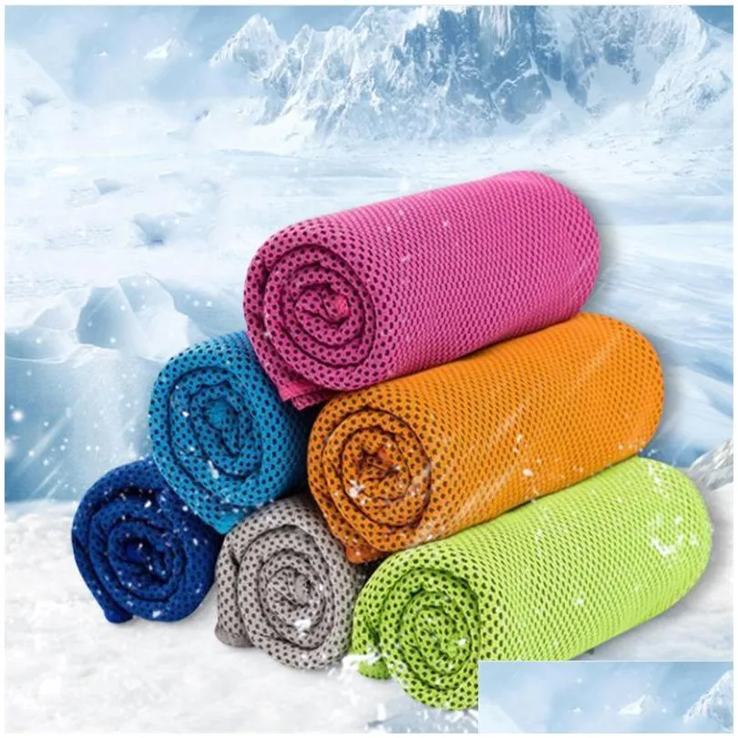 sports quickdrying cooling towel swimming gym travel cycling summer cold feeling sport towels to take carry sxjun21