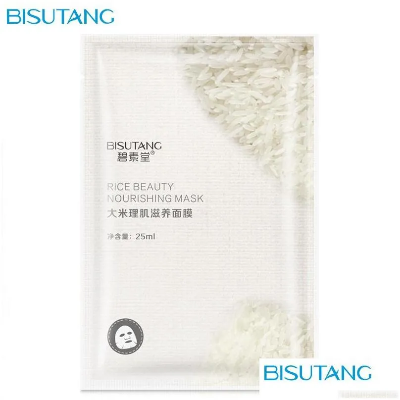 bisutang plant fruit facial mask sheet moisturizing skin lifting face masks face care replenish water mask face beauty