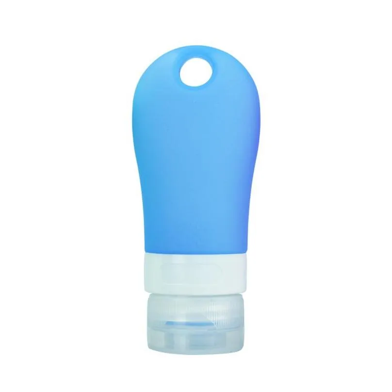 38ml 60ml 90ml portable silicone filling bottle travel men women shampoo bath tourism cosmetics organizer silica gel bottle pocket