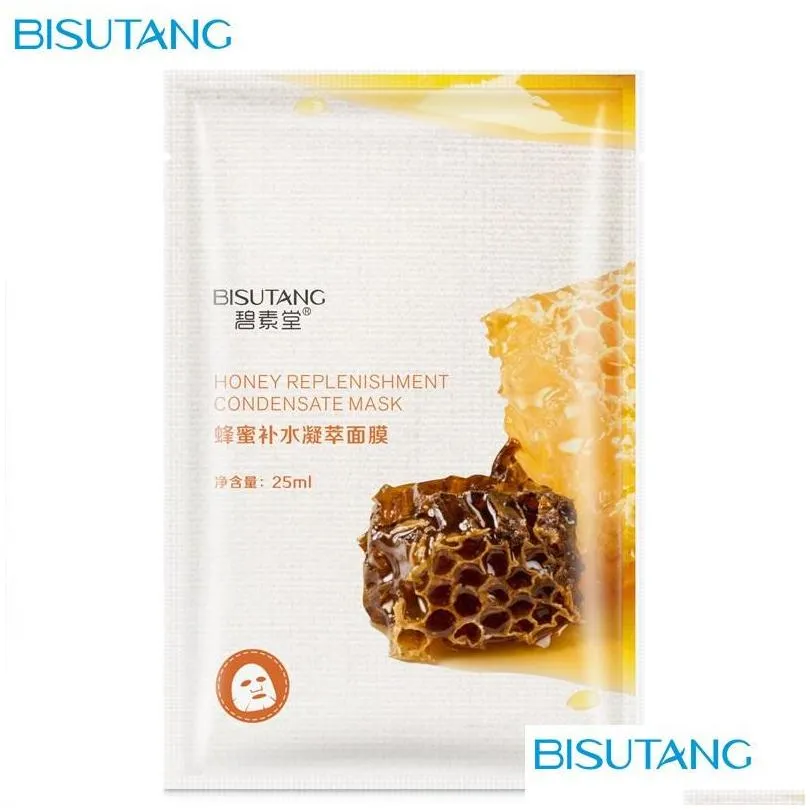 bisutang plant fruit facial mask sheet moisturizing skin lifting face masks face care replenish water mask face beauty