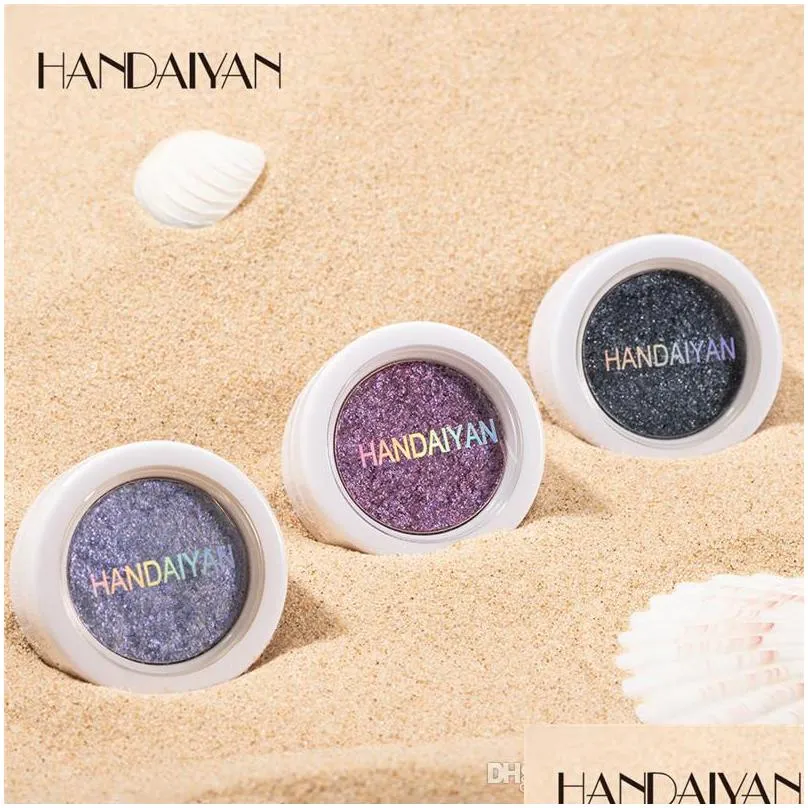 handaiyan eye cream eyeshadow palette glitter tattoo makeup glitter eyeshadow glow cream jelly highlighter chameleon pigment eye