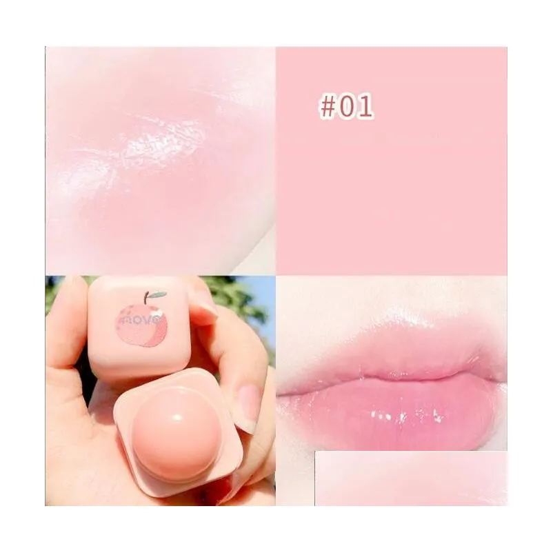 strawberry snow pear cherry moisturizer lip balm sweet taste lip balm color changing lipstick lipgloss winter lip stain