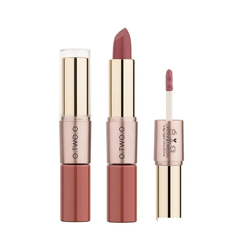 o.two.o matte lipstick pencil y beauty long lasting waterproof pigment lipsticks pencils moisturizer lips makeup 2 in 1