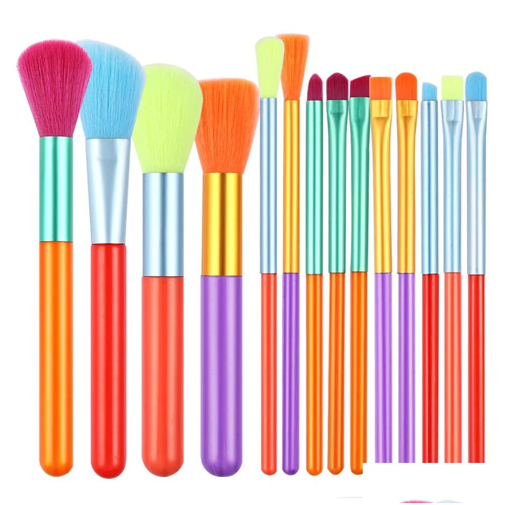 15/10pcs makeup brush full set cosmetic powder foundation eyeshadow blush blending beauty make up brushes professional beauty tool