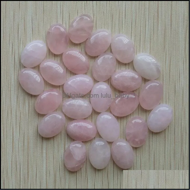 natural stone assorted oval flat base cab cabochon cystal loose beads for necklace earrings jewelry clothes accessories making wholesale