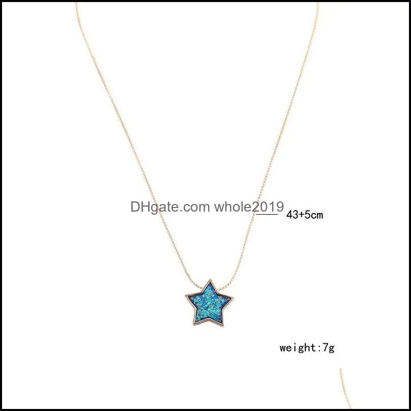 multicolored star cross  of peace necklace women plated in gold perfect for girls and colorful pendant necklaces