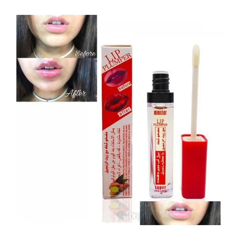 ministar brand plump it y lips gloss moisturizing lip plumper enhancer 3d super volume shiny lips tint glaze makeup