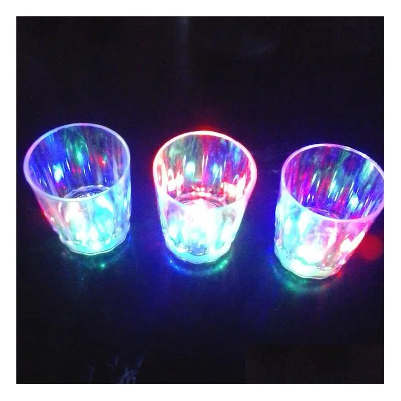 wine glasses drinkware kitchen dining bar led flashing glowing cup water liquid activated lightup beer glass mug luminous pa