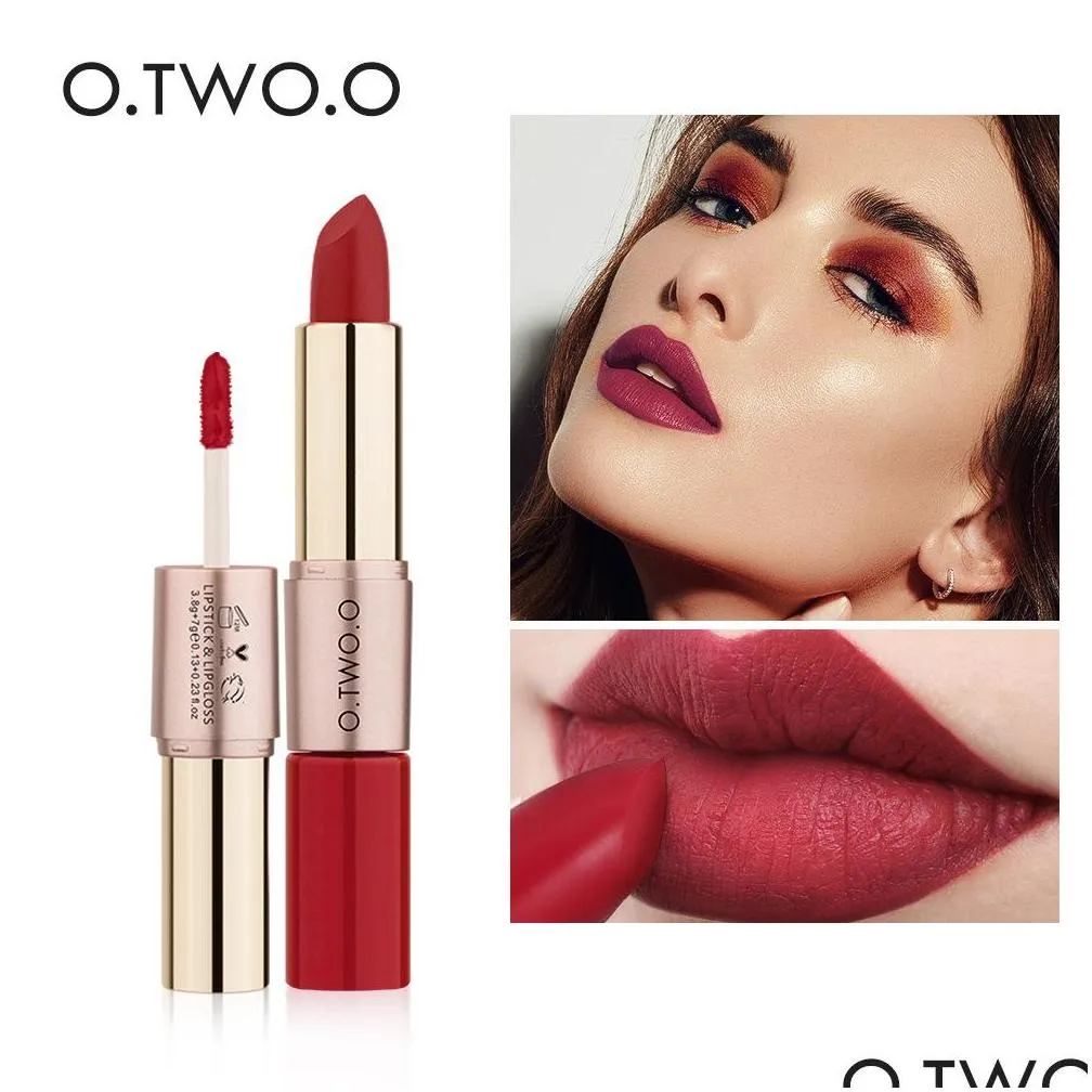 o.two.o matte lipstick pencil y beauty long lasting waterproof pigment lipsticks pencils moisturizer lips makeup 2 in 1