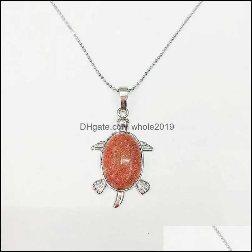 health and longevity natural jewelry stone turtle pendant necklace uni parents meaning birthday gift 12 pieces