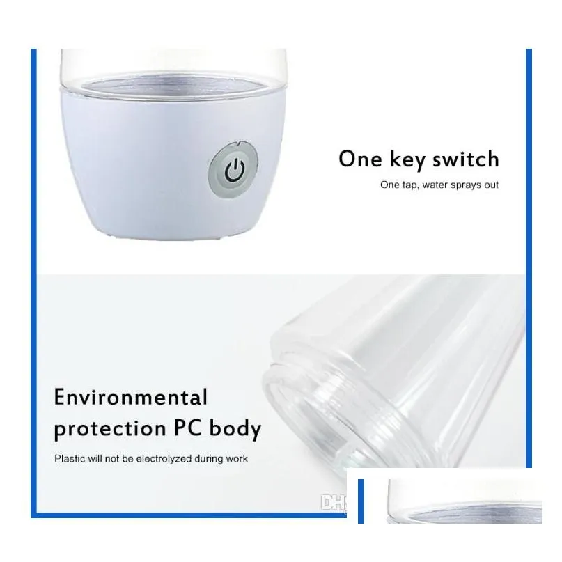 new 300ml portable water making machine disinfection generator sterilization devices water bottle disinfection manufacturing