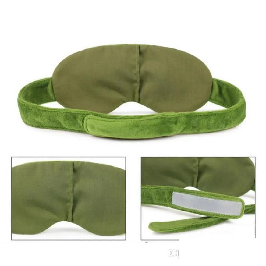 cute sad frog 3d eye mask cover sleeping funny rest sleep anime cosplay costumes accessories gift