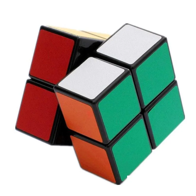 2x2 Magic Cube 2 By 2 Cube 50mm Speed Pocket Sticker Puzzle Cube Professional Educational Toys For Children H jllJdU