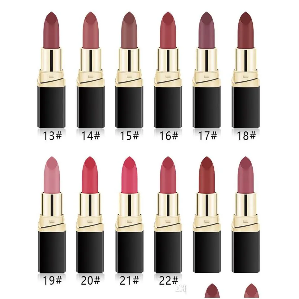 miss rose 42 colors y matte velvet lipstick pigment lips baton waterproof long lasting matte lip stick makeup cosmetics