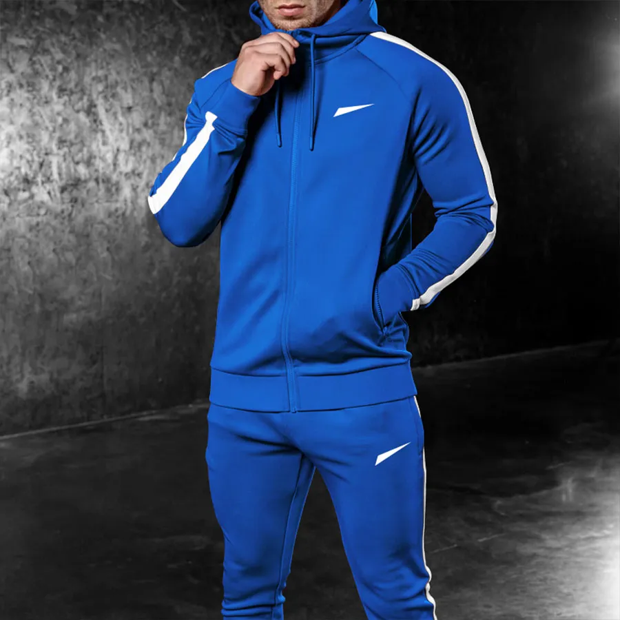 Mens Fashion Tracksuits Casual Hoodie Sweatsuits Men`s Sport Style Tracksuit Classic Print Jogging Gym Sweatpants Set Men Sweatsuit 23SS